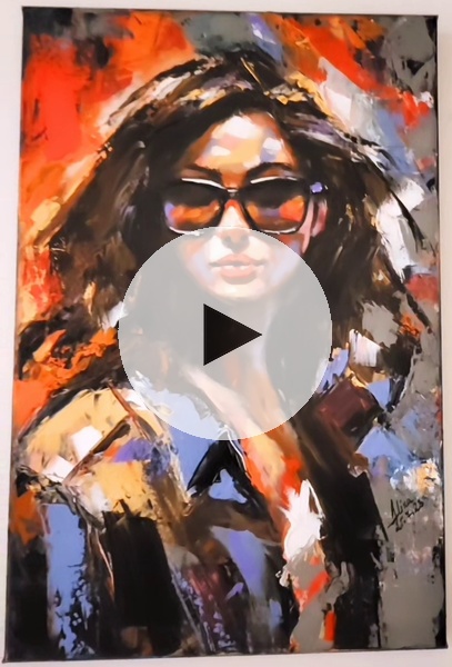 ArteDiAlina.com painting: I'm not blind